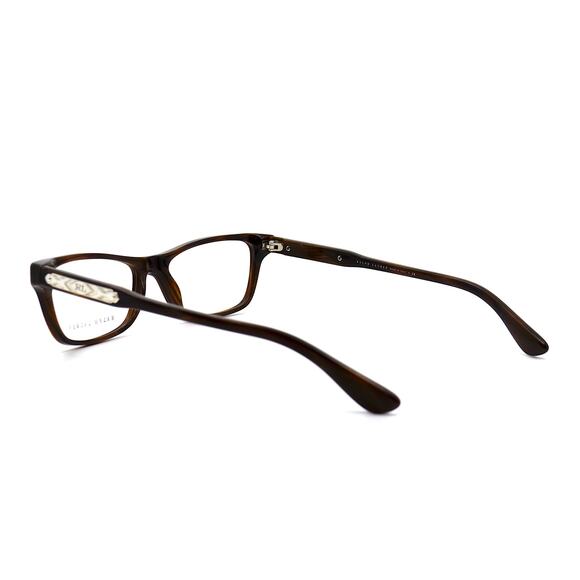 RALPH LAUREN RL 6115 5472 BROWN HORN AUTHENTIC EYEGLASSES FRAME - Picture 4 of 12
